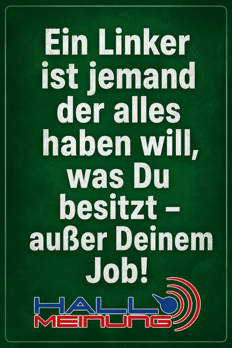 hallo_meinung's tweet photo. Was ein Linker von dir will..
#linke #sed #dunjahayali #Meinungsfreiheit #Brandmauer https://t.co/M2Ux2tS13e