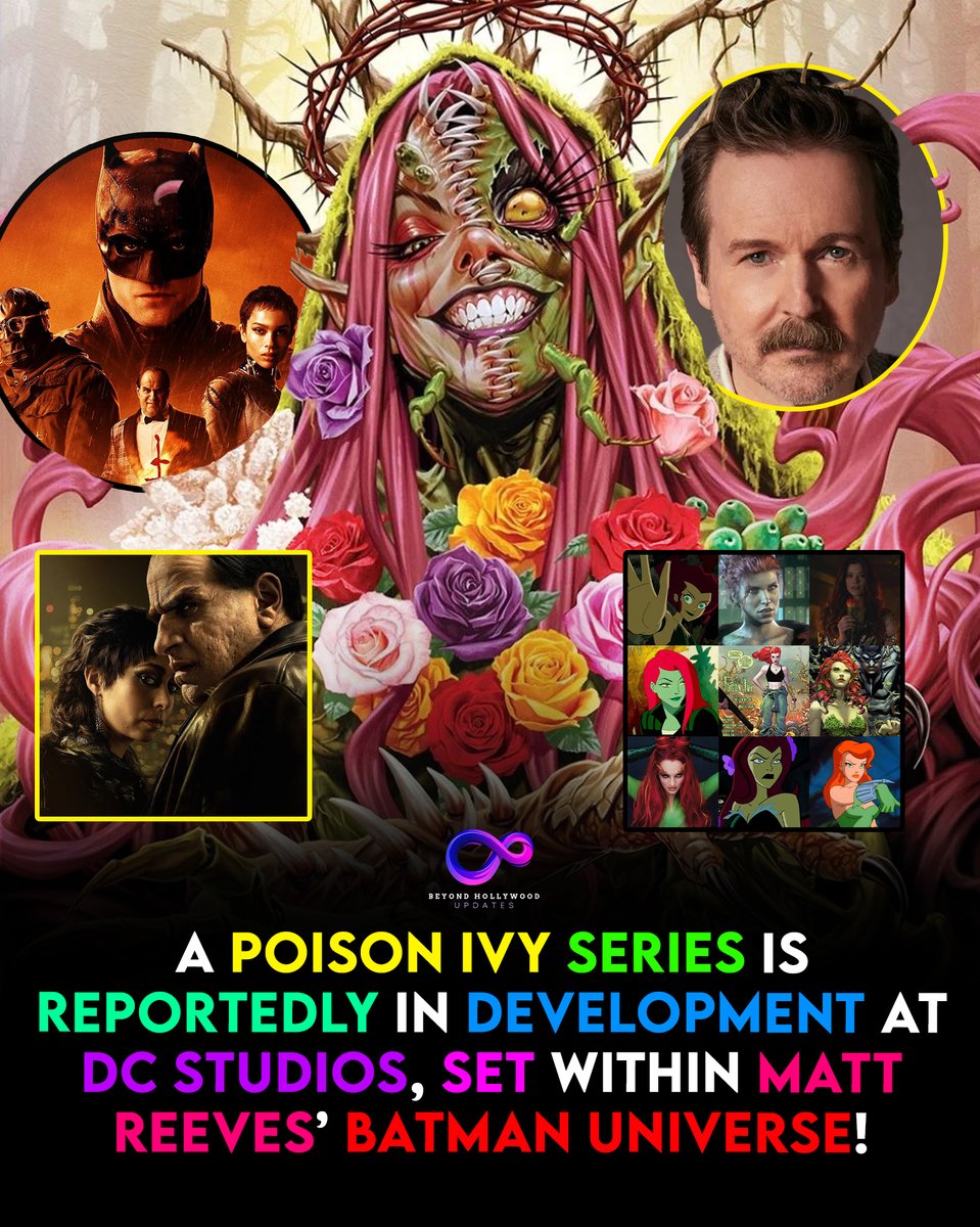 BeyondHUpdate's tweet photo. Poison Ivy Series Reportedly in Development at DC Studios
• A live-action Poison Ivy series is reportedly in early development at DC Studios.
• The project is rumored to be connected to Matt Reeves’ The Batmanuniverse.
• DC Studios, Warner Bros., HBO and Matt Reeves have not officially confirmed the series yet.
• For now, this should be treated as a rumor, not a finalized announcement.
• Reports say the show would focus on Pamela Isley / Poison Ivy.
• No cast, writer, showrunner, platform, production date or release window has been announced.
• Poison Ivy is one of Batman’s most famous villains and antiheroes.
• A solo series could explore Pamela Isley as a brilliant botanist whose fight to protect nature turns dangerous.
• If set in Reeves’ Gotham, the show could take a grounded eco-thriller approach.
• Themes could include environmental corruption, corporate greed, toxins, obsession and revenge.
• Poison Ivy has appeared in live-action before, but she has never led her own live-action series.
• If the rumor is true, Gotham may be getting much greener — and much deadlier.
#PoisonIvy #DCStudios #TheBatman