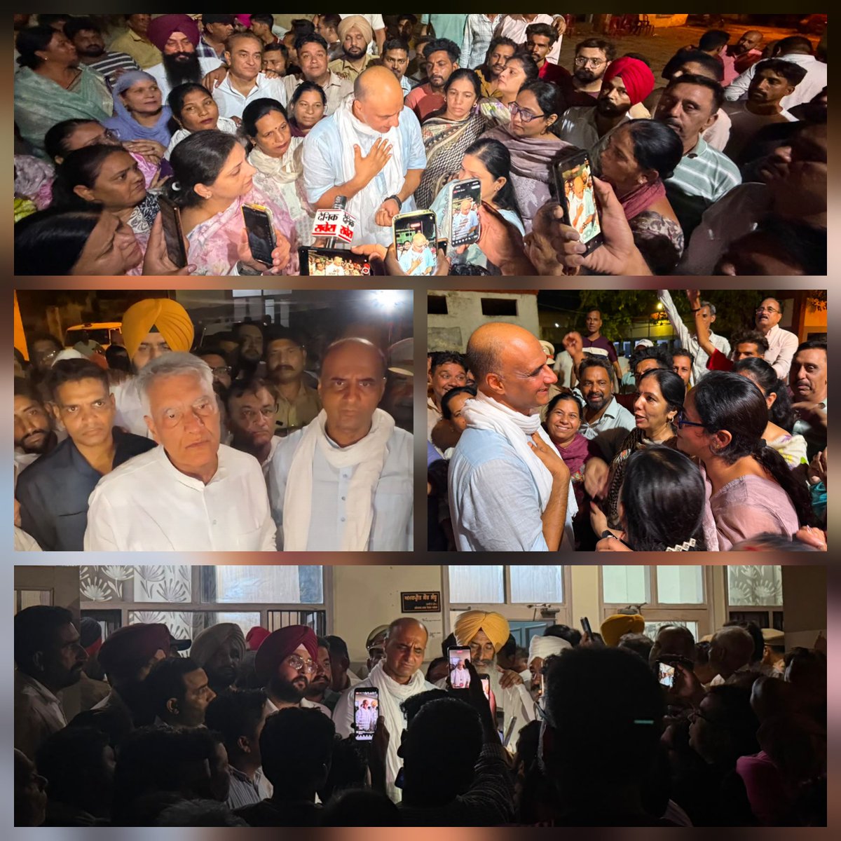 SandeepJakharpb's tweet photo. Inqulab (the real one) zindabad. Finally in front of the will of the people of Abohar, the MC election which AAP had tried to steal in the evening, with just 20 votes against @BJP4Punjab having 29 votes including mine, finally with the blessings of the people of Abohar and the belief of our team in @sunilkjakhar , after a struggle of five hours, the fake election for Mayor has been canceled and will be held again. Thank you to all our workers who did not give up. @manthriji @amitmalviya @KewalDhillonPB @Team_SJ_