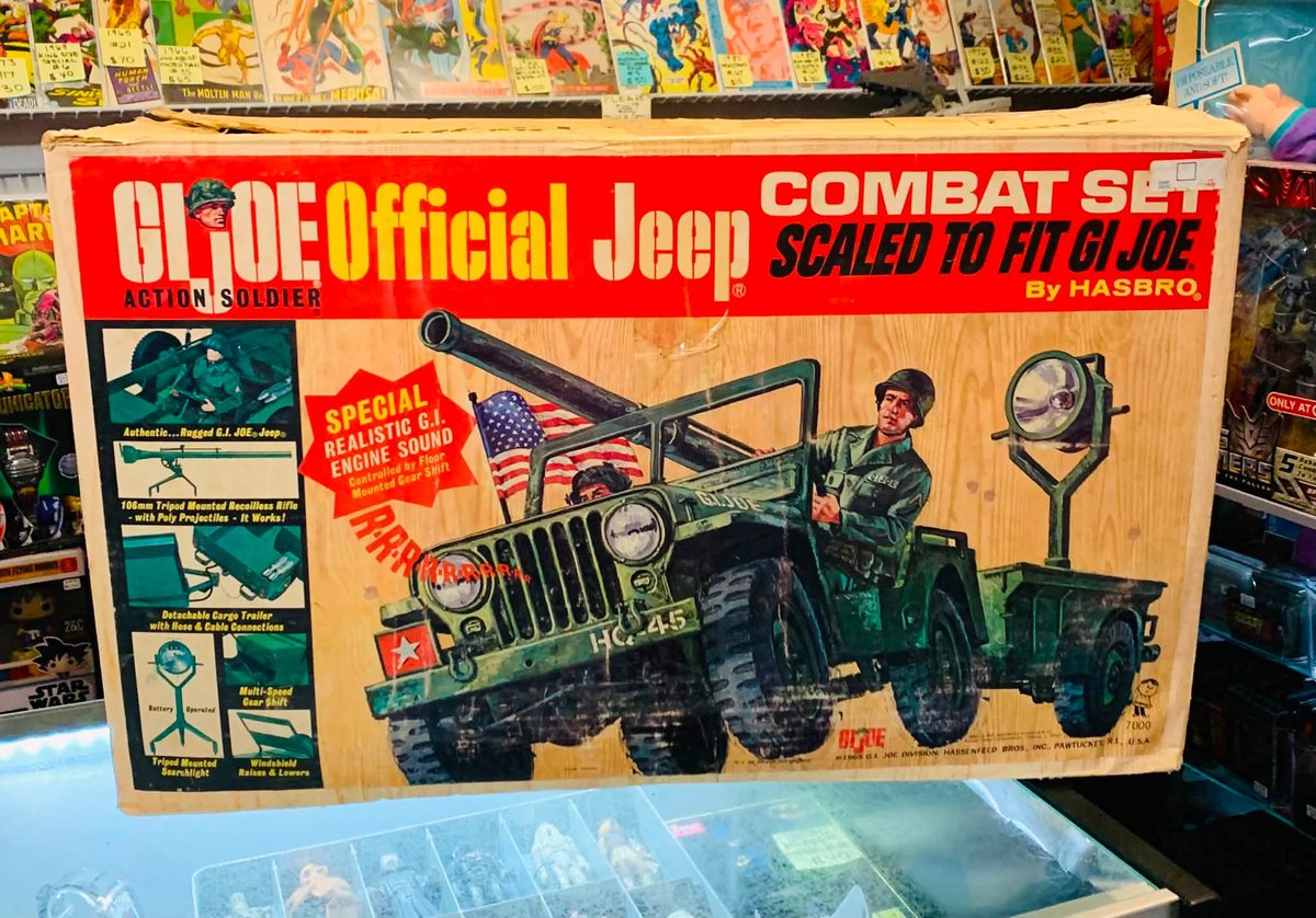 Just in! Original G.I. Joe Jeep Combat Set from Hasbro (1965).