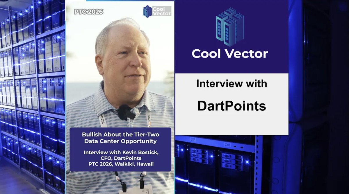 iMillerPR's tweet photo. Tier-two markets are driving the next wave of digital infrastructure growth. @DartPoints CFO Kevin Bostick joins @CoolVectorMedia to discuss edge strategies, local colocation, capital planning, and how AI is shaping future demand: https://t.co/ULtEBC5GQU #DataCenters #iMPR https://t.co/RKzoSHQ9Bo