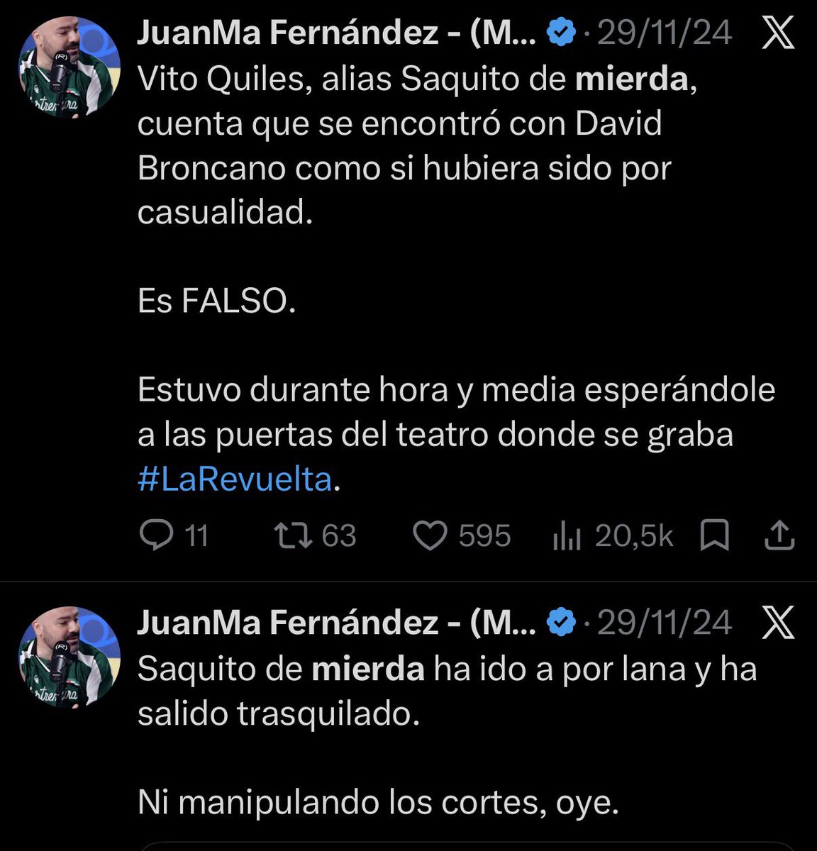 javioliveira's tweet photo. @juanmafdez Coño, pues haber empezado por ahí 😂 https://t.co/ANYWRGkupP