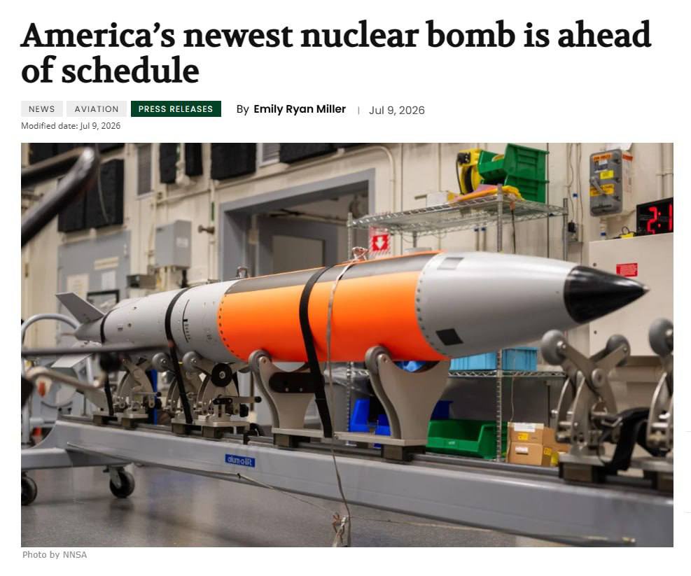 INCOne8's tweet photo. أتمت إدارة الأمن القومي في مجال الطاقة النووية بالولايات المتحدة (NNSA) عملية "الطبع الماسي" لجميع الوحدات الجاهزة للقنبلة النووية الحرة السقوط B61-13 قبل ثلاثة أشهر من الموعد المحدد في مجمع الأمن القومي Y-12 في ولاية تينيسي.

وجاء هذا الإنجاز المهم بعد الانتهاء من إنتاج الدفعة https://t.co/aUAMNawrJN