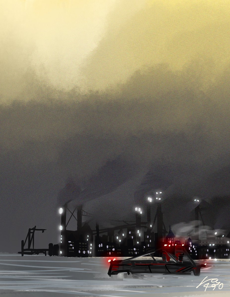 Imperial190's tweet photo. Harbor smog, 1847
#cityscape #dieselpunk #art https://t.co/teyIfDOXrv