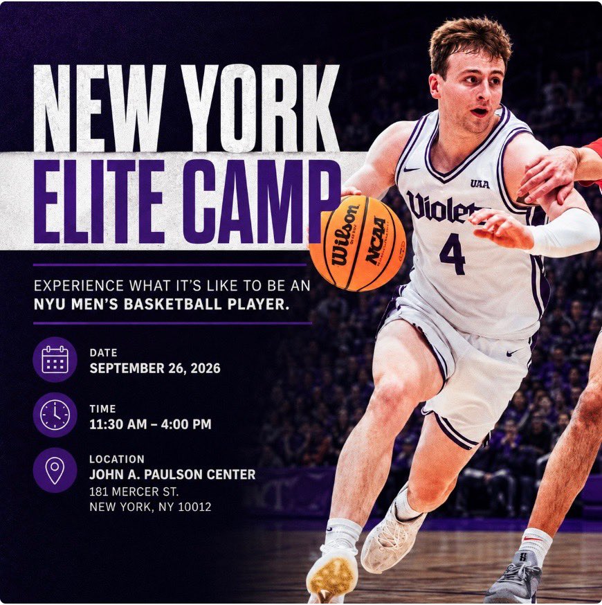 NYU Men’s Basketball tweet media