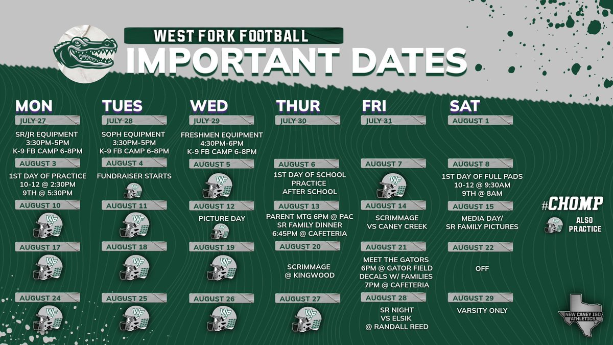 West Fork Gator Football tweet media