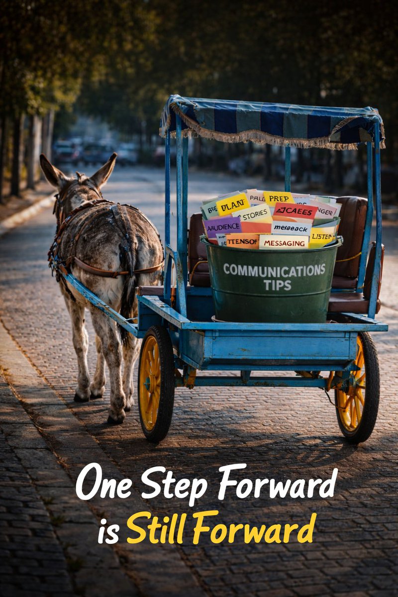 wordsprof's tweet photo. Remember something when it comes to #publicspeaking.
#Communication is a long haul.
One step forward is still forward.
For more, follow @stevepiacente on YouTube.
#communicationtips #leadership #motivation https://t.co/YmJqYnf8vl