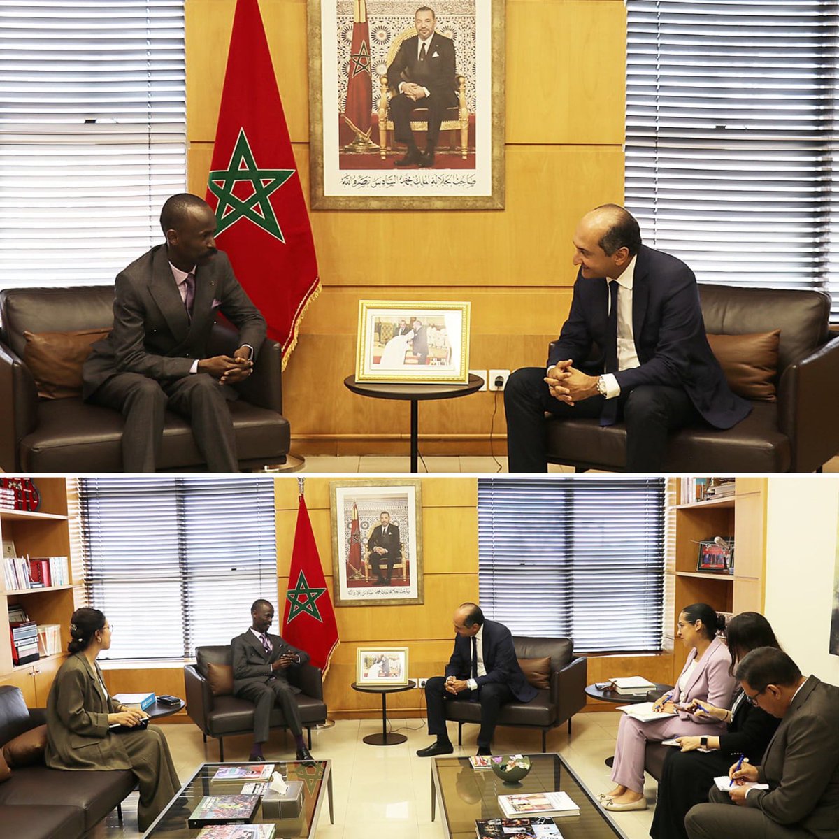 SiMo_Methqal's tweet photo. #Rabat 09juillet2026
#AMCI entretien avec M.  Gaspard Liyoko Mboyo, President de la Commission Africaine de l’Energie Nucléaire #AFCONE https://t.co/s6yf79en0z