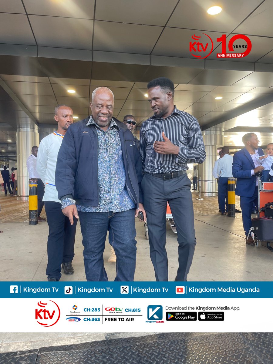 KingdomTVUganda's tweet photo. @KigandaBishop ngali wamu ne mukyala we @PrCindyKiganda n'abamu mu ku baweereza ba Christianity Focus Center Mengo-Kisenyi bakomyewo okuva mu ggwanga Brazil gyabaali baagenda mu lukungaana lwa "Aviva Brazil 2026"
#KTVUpdates https://t.co/3svAB6jqDm