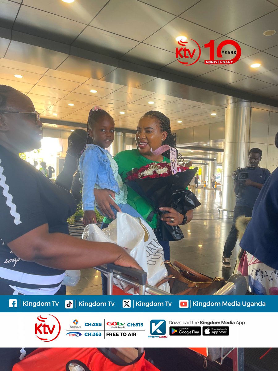 KingdomTVUganda's tweet photo. @KigandaBishop ngali wamu ne mukyala we @PrCindyKiganda n'abamu mu ku baweereza ba Christianity Focus Center Mengo-Kisenyi bakomyewo okuva mu ggwanga Brazil gyabaali baagenda mu lukungaana lwa "Aviva Brazil 2026"
#KTVUpdates https://t.co/3svAB6jqDm