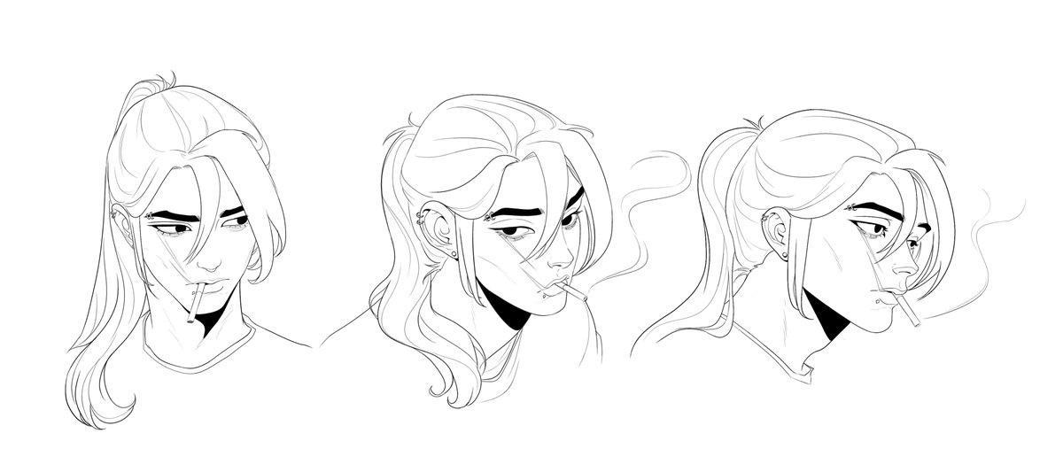Laixiaa's tweet photo. *APPEAR* Rare 23-year-old Aphelios with a ponytail *DISAPPEAR* https://t.co/lJSkmq5xUt