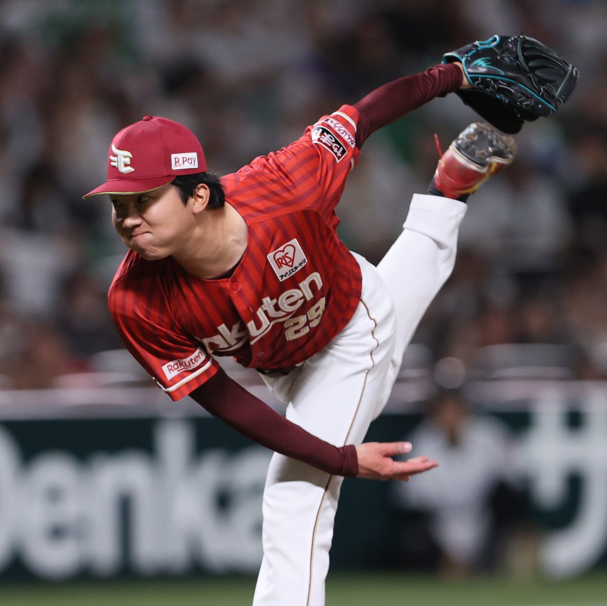 Sanspo_EAGLES's tweet photo. 【プロ野球ソフトバンク対楽天】10日、7回に登板した田中千晴投手。移籍後初勝利を挙げた。（撮影・渋井君夫）https://t.co/9Qx1Q9mpNq https://t.co/yIl3xycWrf #田中千晴 https://t.co/8jzFkM5eQN