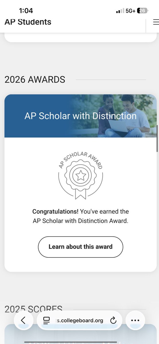 ethanjargo88's tweet photo. Blessed to receive “AP Scholar with Distinction” by College Board. https://t.co/mAMN760EOG