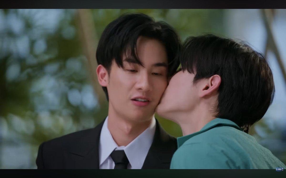 Palak070's tweet photo. One of my favorite parts of their relationship is seeing Kanit slowly let his guard down. He doesn't shy away from Toto's affection anymore—he welcomes it, enjoys it, and gives it right back. That's such beautiful character growth.

#ADogAndAPlaneEP7 https://t.co/mLYbjPCMjL