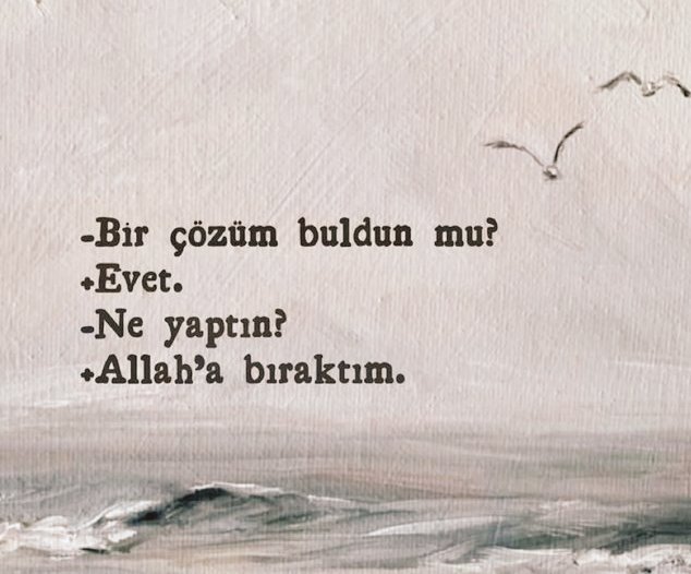 Haletihissiyat's tweet photo. Bir çözüm buldun mu? https://t.co/oKjqgT7yuT