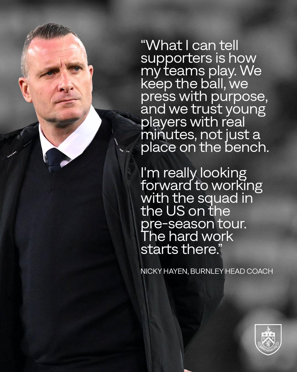 BurnleyOfficial's tweet photo. Let's go, boss 🤝 https://t.co/NTxlO3W6eO
