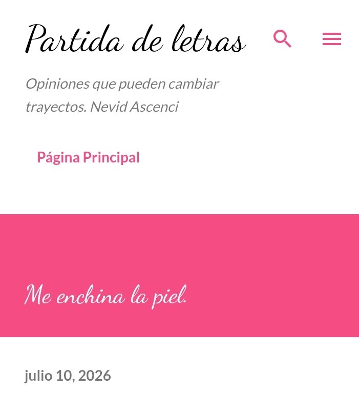 NEVIDASCENCI's tweet photo. Viernes...

#PartidaDeLetras
#NevidAscenci
#Escritura2026
#Narrativa2026

https://t.co/PWT7sCa21g https://t.co/Y6Q4ePDJsj