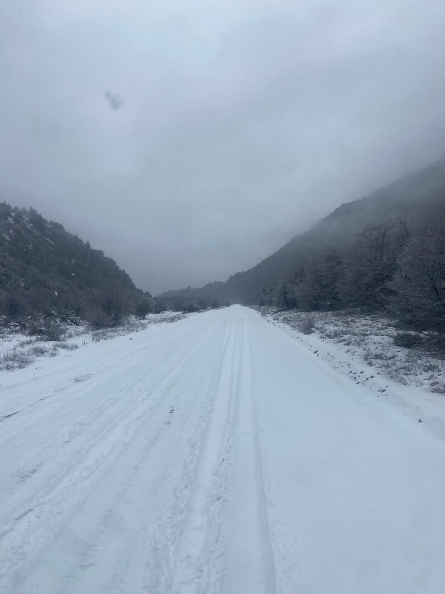 ParquesOficial's tweet photo. Estas tareas forman parte del trabajo permanente para mantener las condiciones de seguridad y circulación en los caminos del Parque Nacional.

📍 Camino Lago Steffen:
transitable solo para vehículos 4x4. Nieve acumulada sobre la ruta. Obligatorio portación de cadenas. https://t.co/ruxMzyWDQo