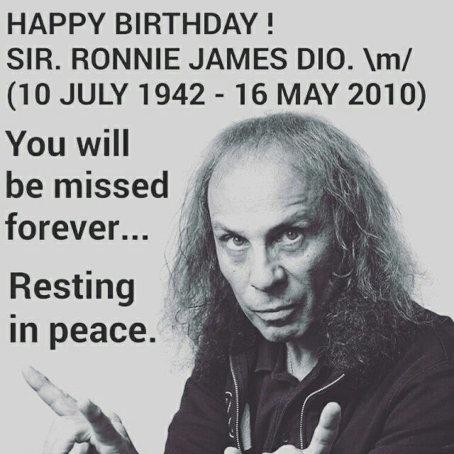 VinylCollefhrm's tweet photo. Once again, Happy Heavenly Birthday to Saint Ronnie James Dio 🤘🏻❤️
#dio #ronniejamesdio #happybirthday https://t.co/GEykcjtK7F