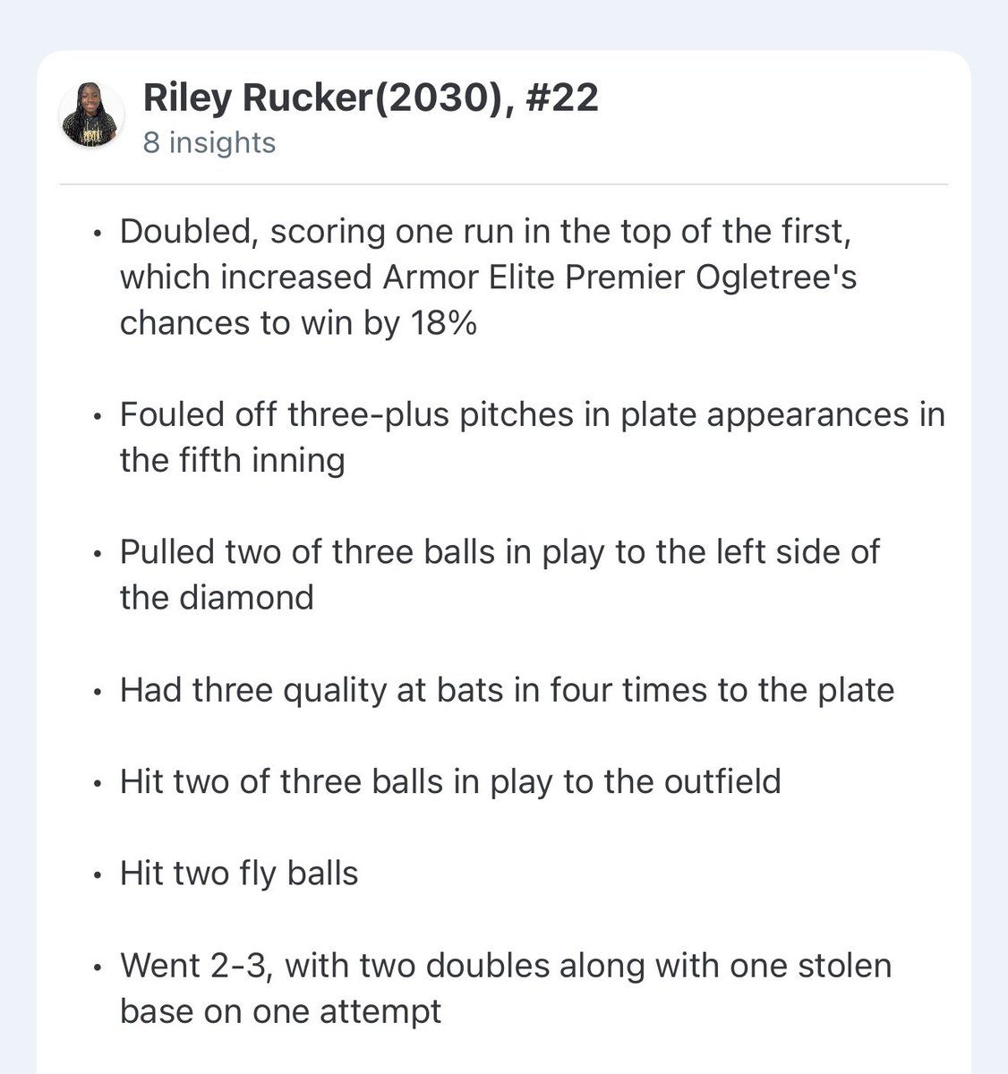 rucker_riley22's tweet photo. Finished this morning with good QAB’S to help @ArmorElite2029 with two W’s!  @LegacyShowcase @CHSTrojanSB @LineDsoftball @PrepSoftball @D1Softball @ExtraInningSB https://t.co/Sc78Z8NAfZ