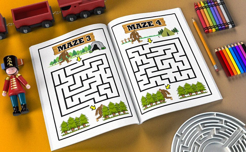 BayberryForest's tweet photo. Once the child completes all 56 #Bigfoot mazes, proudly present them with the "Special Award" certificate that they can hang on their wall or refrigerator. #Yeti, #Sasquatch, #Grassman, #SkunkApe
https://t.co/M3Gj9ntihT https://t.co/X6LTsFe2au