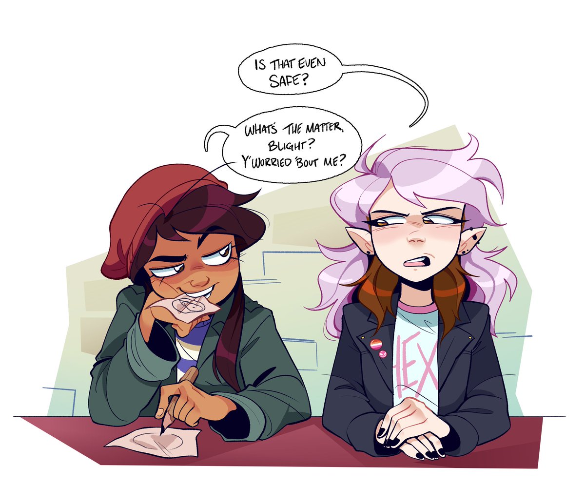 funneylizzie's tweet photo. If ur gonna use glyphs for aura pls keep them far away from ur mouth 

Been rewatching TOH wit my gf so erm. Beta Lumity for my Snappie 😋📷

- 
#TOH #theowlhouse #lumity https://t.co/FkiVnzaUxN