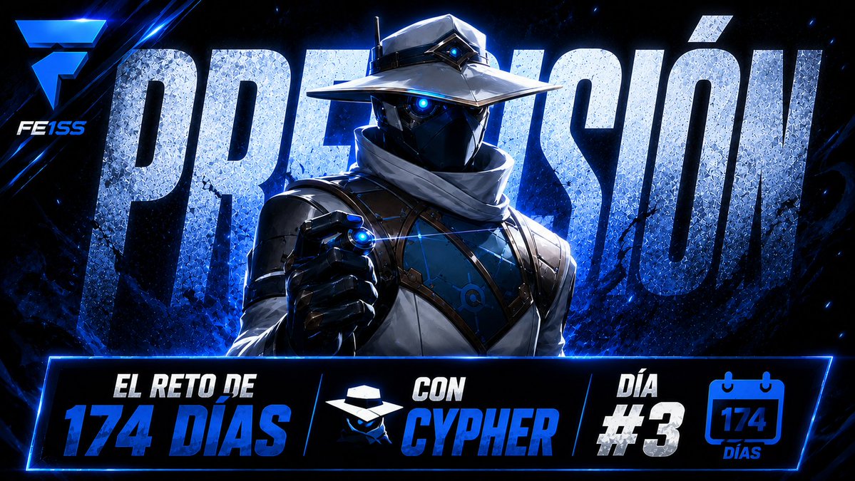 feispla's tweet photo. EL RETO DE 174 DÍAS CON CYPHER | Día #3 - ¿Ya Empiezo a DOMINAR?

#VALORANT #Cypher #ValorantLatam #Gaming #FPS #Reto174Dias #CypherMain #ValorantGameplay #Fe1ss #CompetitiveGaming https://t.co/SFW0RiTqoU