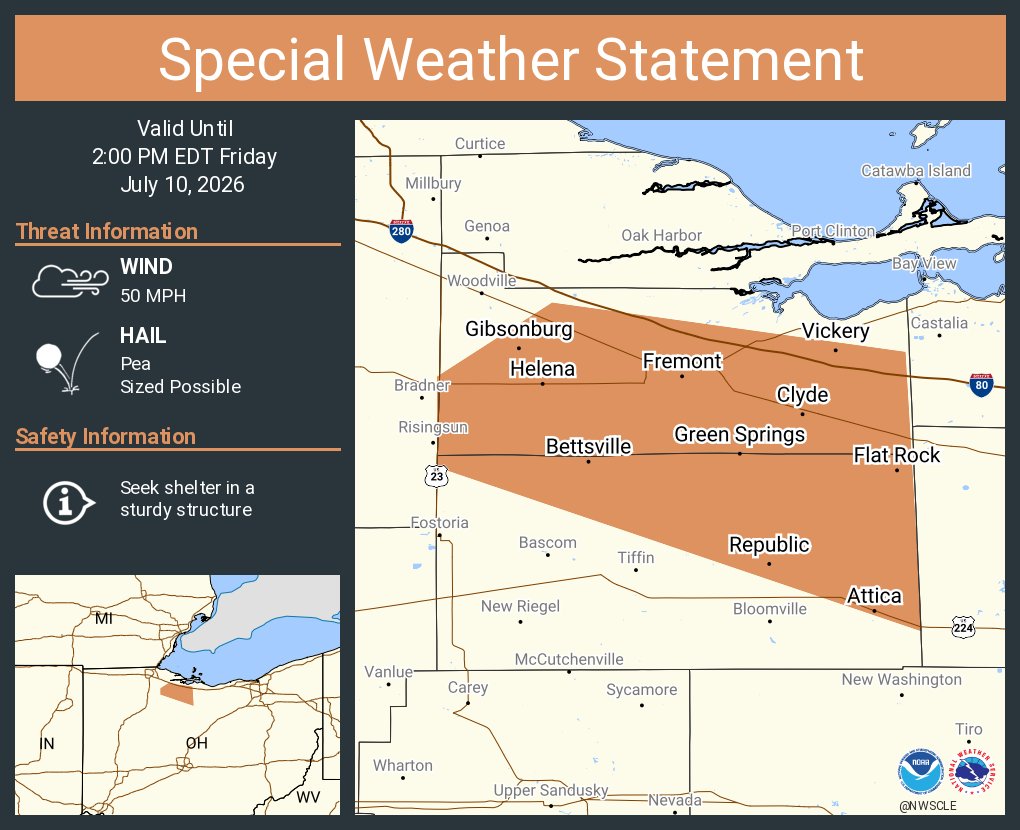 NWS Cleveland tweet media
