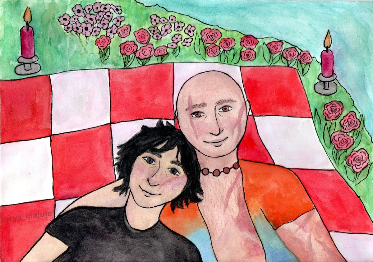 zorya_maluje's tweet photo. Watercolor painting of the picnic date where qPac and qFit got engaged 🥹⚘️🌸💍
This event was the only thing that kept me sane in the last weeks on qsmp lmao
So excited for their team in today's match
#hideduo #hideduoart #qsmpfanart #fitmcfanart #pacfanart #qsmp2art https://t.co/V14gB7nZR1