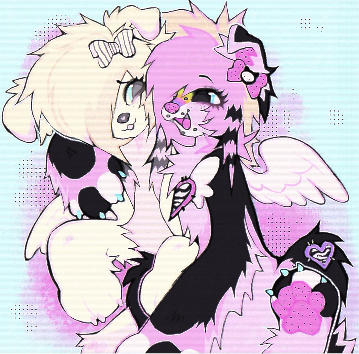 Sparkledog404's tweet photo. Girl talk 🎀 https://t.co/LuNr5NBWfZ