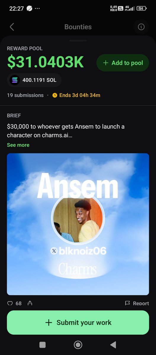 harryge73's tweet photo. He @blknoiz06  why not to try launch $ansem character on @charmsai https://t.co/3pAtC46FYc