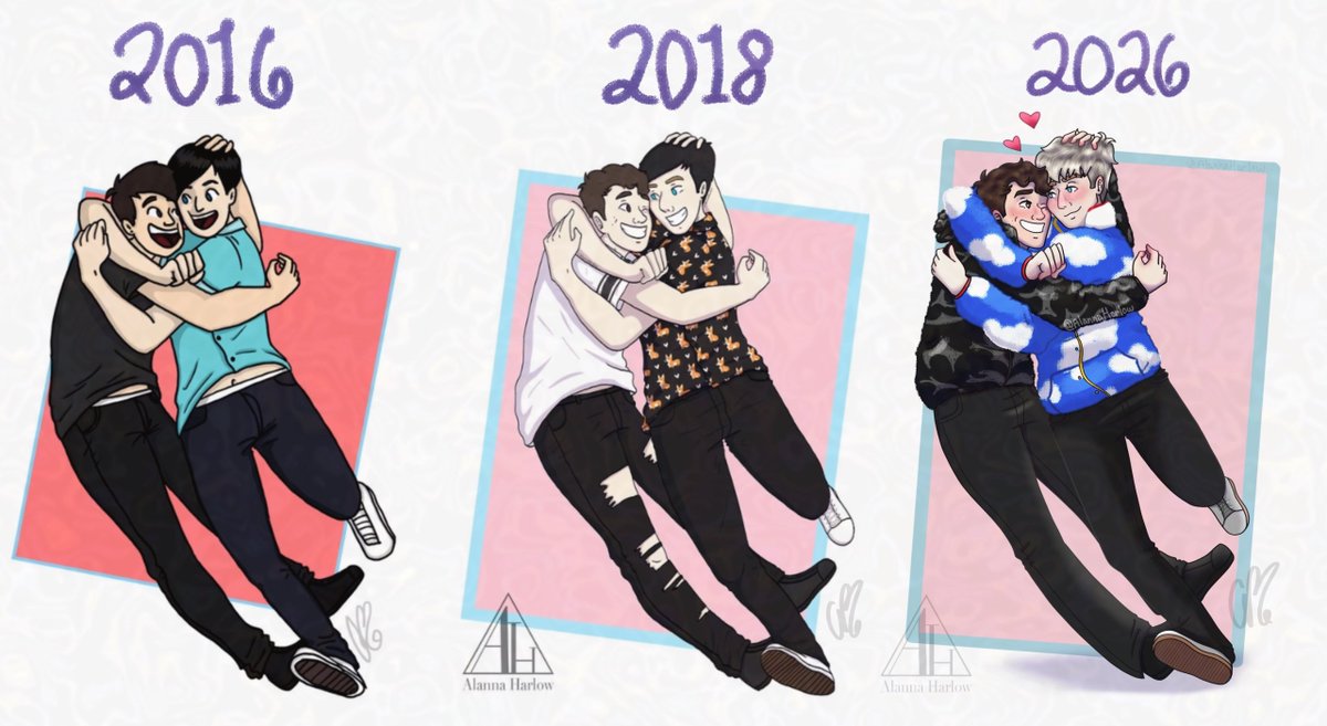 BroAndMarzipan's tweet photo. I redrew my first ever #phanart ❤️‍🩹 Thank you for everything you do @AmazingPhil @danielhowell ly 💜✨️ https://t.co/vw0A5H0RJI