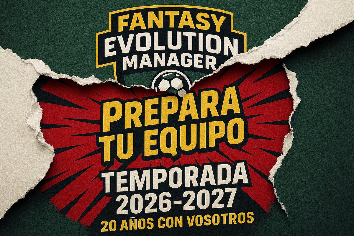 evolutionmg's tweet photo. Arrancamos ⚽️⚽️⚽️
20 años de #fantasy 💞20 años de #fútbol
Suerte a todos, os esperamos. https://t.co/NhvdC2vFO7 https://t.co/PP94aEaBAc