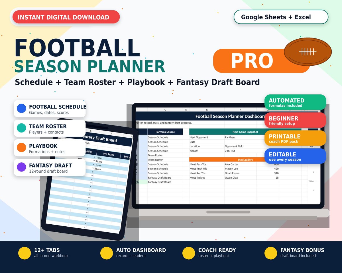 RobertoBorgono1's tweet photo. Ready to call the cutest play of the season? 🏈 The Football Season Playbook Bundle is here to bring all the game day fun! Click this link for more details or to buy: https://t.co/TueG0zlffG #GameDayFun #PlaybookBundle https://t.co/S5sROAg3Fv