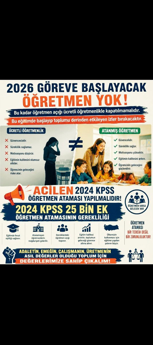 zeynodscrts's tweet photo. 2024 KPSS öğretmenlerine ek atama bekliyoruz https://t.co/FesPwMvcl4