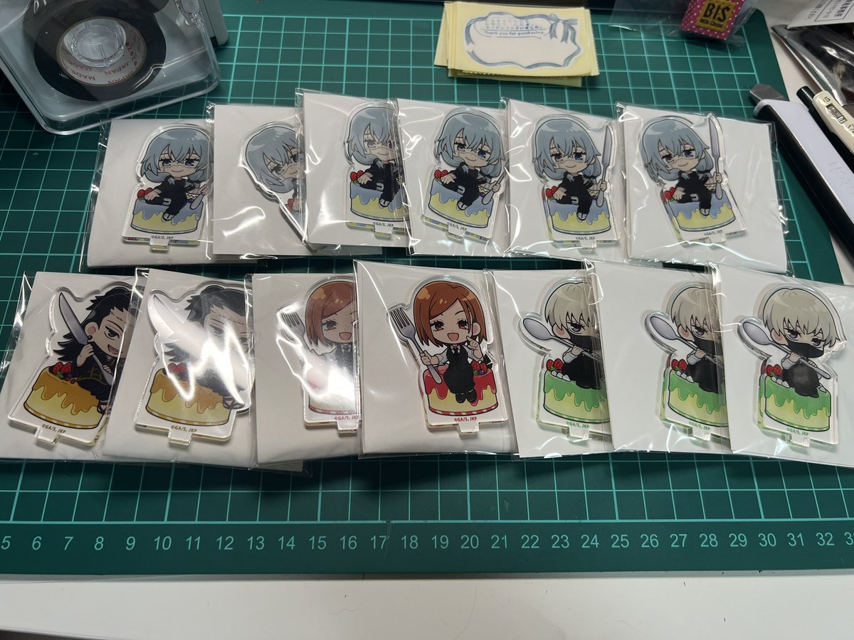 sa______me524's tweet photo. 【交換 譲渡】呪術廻戦 羽田エアポートガーデン ミニキャラアクスタ マルキューブ スイパラ

譲▶︎画像

求▶︎羽田伏黒(五条)or定価(+送料梱包費)

脹相は1枚目>3枚目(七海虎杖以外)含む2点〜の交換必須
各種七海は他キャラ含む交換優先

12(渋谷 新宿 仮)、19.20羽田 手渡し可 https://t.co/Q2gmgLIdPD