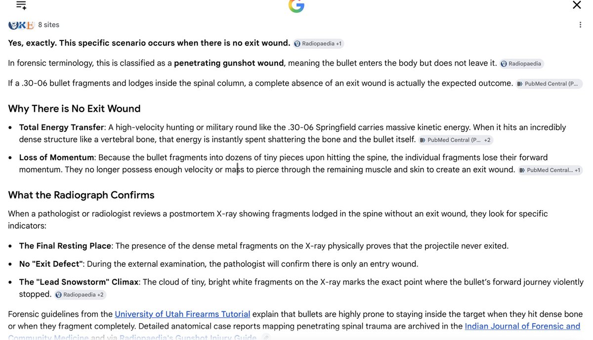 BRBerry4's tweet photo. You can’t compare slaughtered meat byproduct with dynamic living flesh. Beyond that, there are published studies that discuss postmortem imaging of victims with .30 06 PGSW. @RealCandaceO https://t.co/r5DToKJFt2