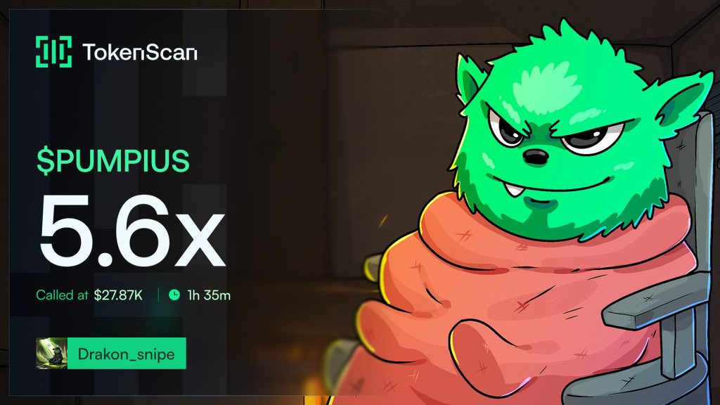 Drakon_snipe's tweet photo. 5.6x 
$PUMPIUS 

3syyL4zGjQzWFtvT5THVD9n9CgHDK152jDbeKeXQpump https://t.co/e0Z8F8zcRC
