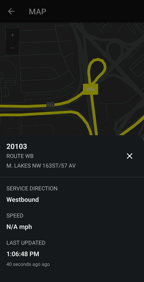 gyro727's tweet photo. AGAIN rt 75 westbound too early through North Miami beach. Dont know how the driver did not see me waving the bus down.!?! Used to be bus never showed up to now its too early. Garbage @IRideMDT @GoMiamiDade !!! https://t.co/NESjgHwfMD