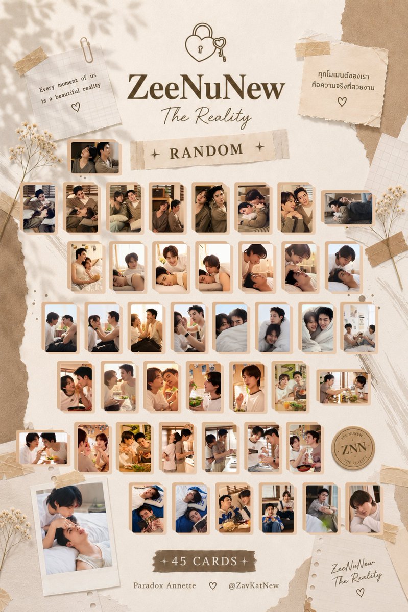 ParadoxAnnette's tweet photo. 🎉 UPDATE: All templates are now complete!🤍
 #ZeeNuNewTheReality – #ZeeNuNew Photocard Templates 🏡

by @ParadoxAnnette ✦ @ZavKatNew
Thanks to @HJJLL_HJ  for all the help 🤍to @anifasgx3 &amp; @szesze__cc for the last missing cards!

#ซีนุนิวไลน์อัพ2026 #ตลาดนัดdmd #DMDLINEUP202 https://t.co/WvyHHhDEXw