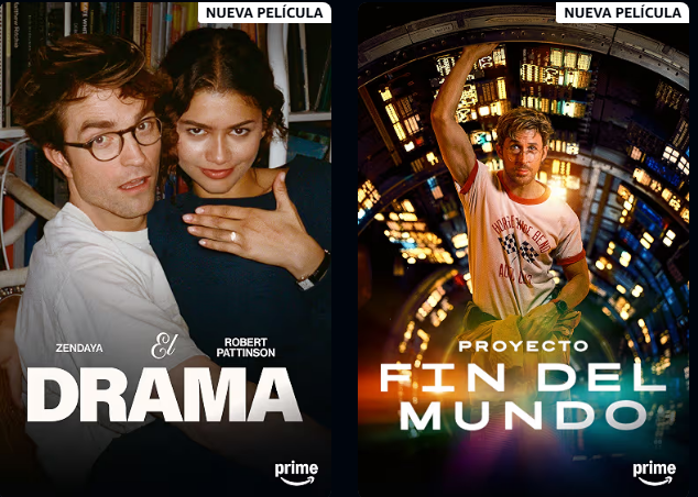 vickytedije's tweet photo. Subieron a Prime The Drama y Project Hail Mary. https://t.co/UUul0p4UuL