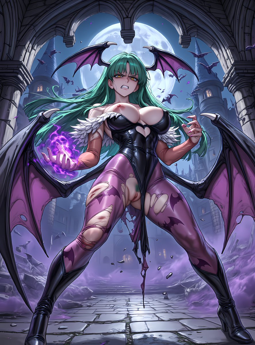 xBottomlessx's tweet photo. #MorriganAensland #Darkstalkers #InjuredRage #BattleDamage #Bottomless #AnimeNSFW #NSFWArt https://t.co/WpZAG16cMs