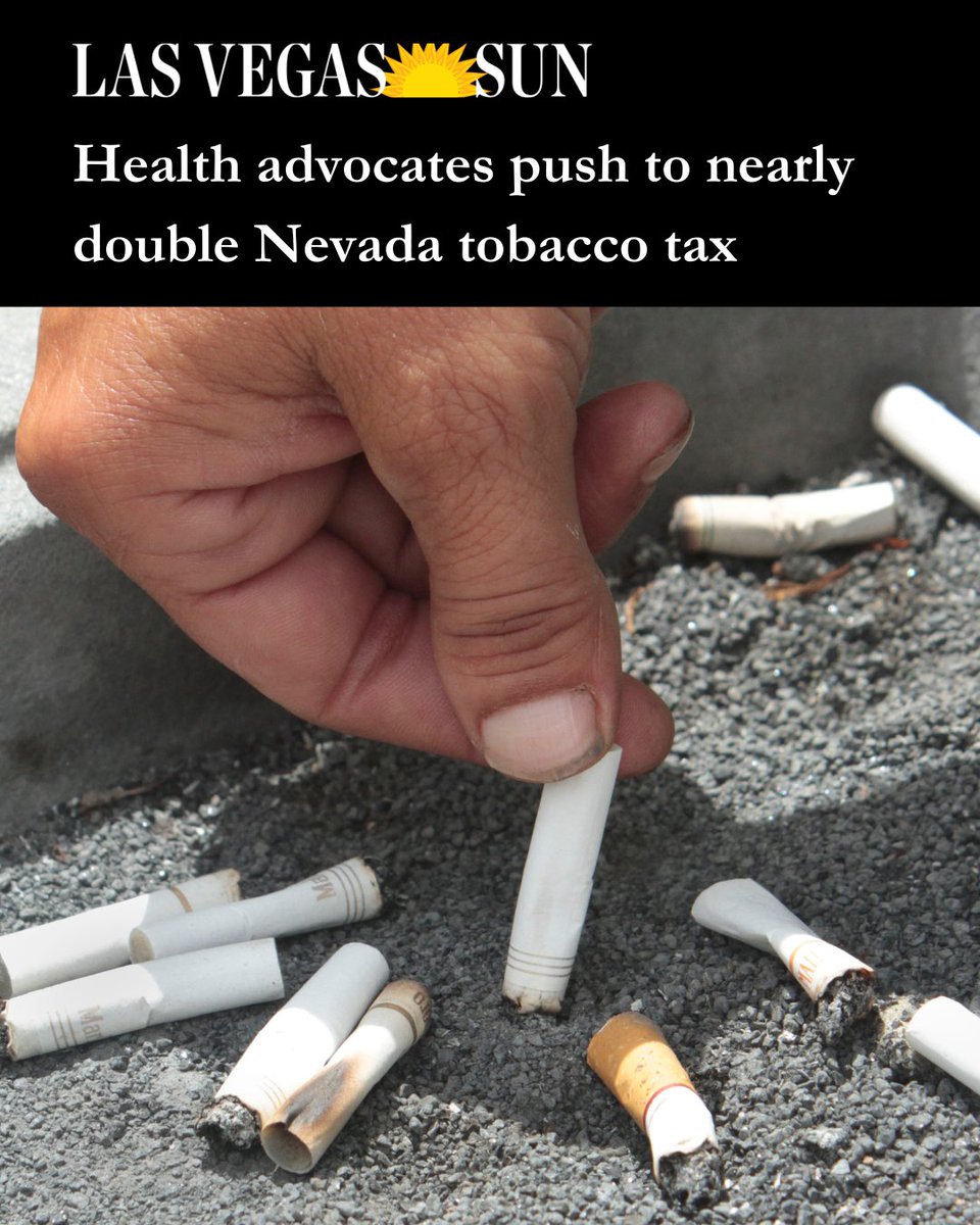 nevada tobacco The Control & Smoke-free Coalition is urging state lawmakers to raise the cigarette tax, arguing that an increase would drive down smoking rates after a decade without one. Jennifer Atlas Hoping to snuff out smoking,