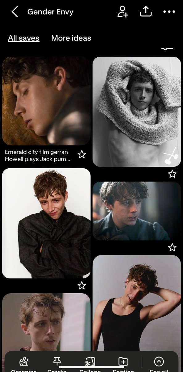 BlueMoonJude's tweet photo. I have a Pinterest board titled “gender envy” and it’s all pictures of Gerran 😭 https://t.co/zl8bGRaSnJ
