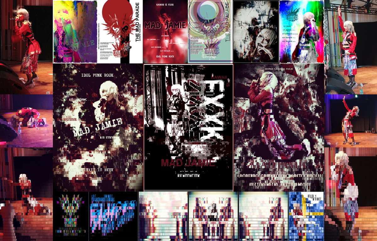 RappRapp13's tweet photo. Most of the Mad Jamie pictures that I have made ( and yes I will give them to her at the show in Linköping ) https://t.co/bAccxrf7HU
