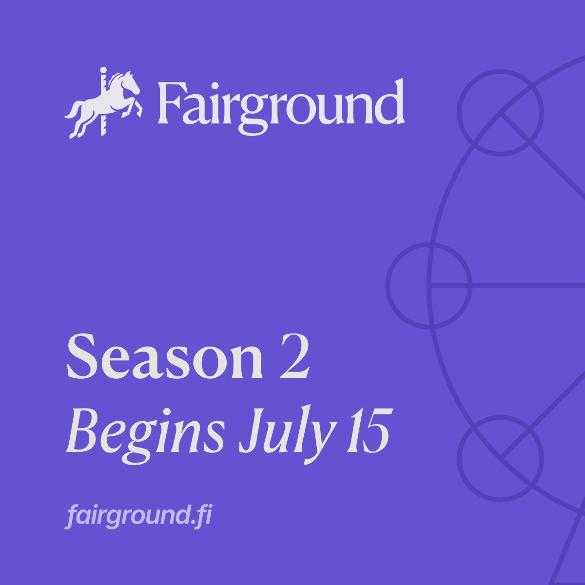Babeofweb3's tweet photo. Fairground Season 2 — July 15.
More markets to explore and more opportunities to trade, participate, and qualify for XP.

Open to all registered Fairground waitlist participants. Access details are coming to your inbox soon.

→ https://t.co/tRpKhPWUyY

Stay with @ForteProtocol https://t.co/1kws1yBzgs