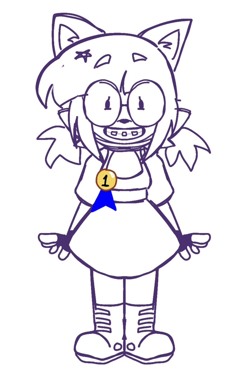 Ninabandicoot's tweet photo. I'm sorry if I haven't been online much lately, work is killing me.
A drawing of Nina when she was littleq https://t.co/MWOTu2Jq69