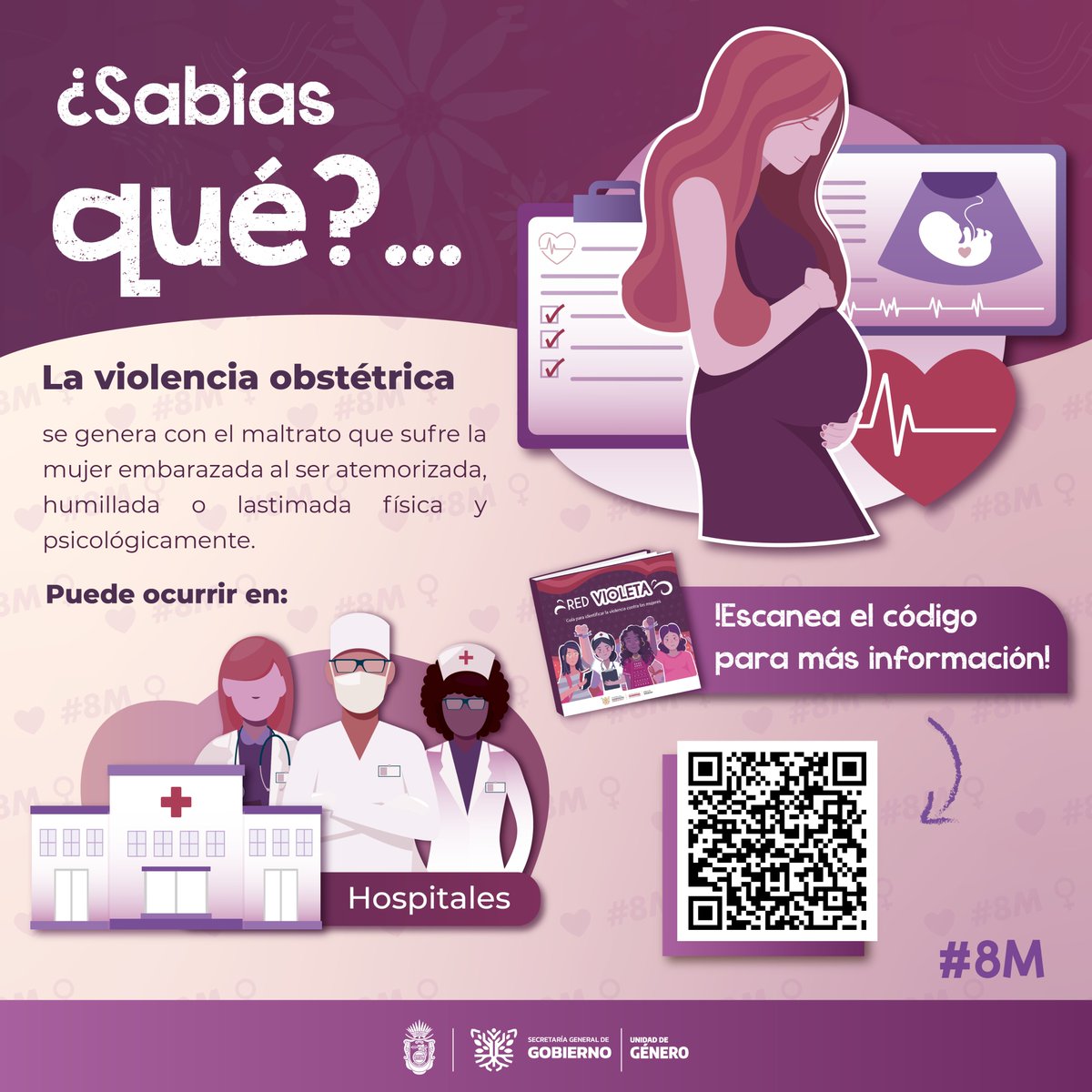 SGG_Gro's tweet photo. La #RedVioleta es una guía creada por la Secretaría General de Gobierno, con información clara y didáctica para identificar situaciones de violencia, así como recomendaciones e información sobre los derechos de las mujeres.
Conócela y descárgala en:
https://t.co/H4vOzprgbi https://t.co/fy4QPEKA5b