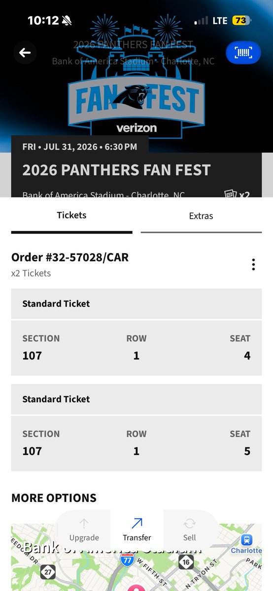 annadolinee's tweet photo. @Panthers @Verizon Got em row 1 😈tryna get my BY9 jersey signed https://t.co/piRoOSPYDG