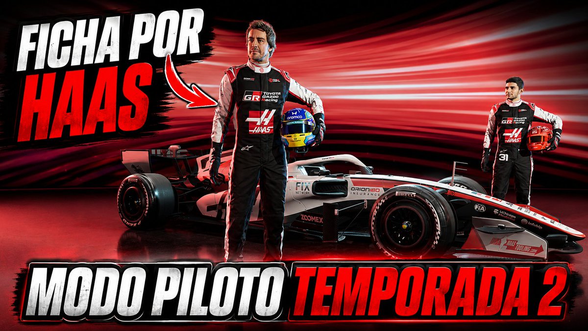 Javi99F1's tweet photo. Nuevo video de f1 26

😳 NO CREERÁS LO QUE CONSIGUIÓ ALONSO CON HAAS | F1 26 MODO PILOTO TEMPORADA 2

video: https://t.co/2EVLJRtWVB https://t.co/Bb3wHDG6Uq